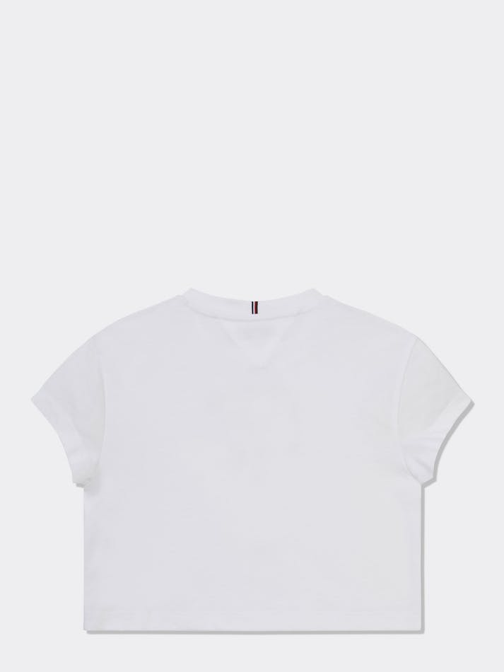 Tommy Hilfiger Girls 8-16 Badge Kids' T Shirts White | EuzDIdroGqwX