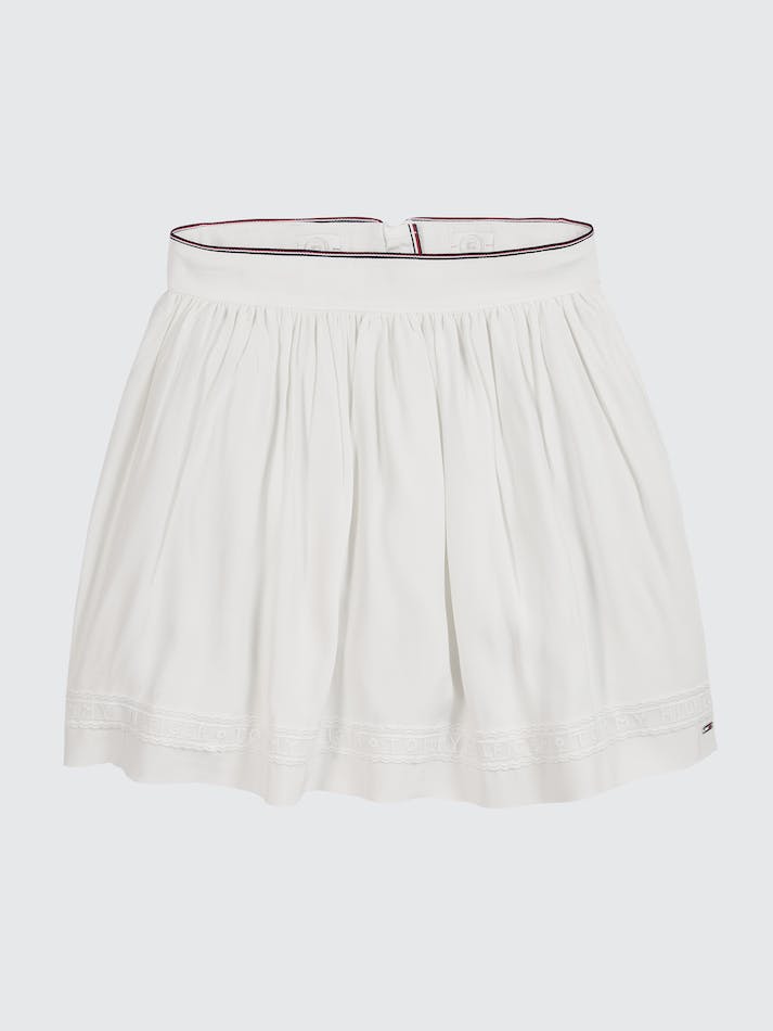 Tommy Hilfiger Girls 8-16 Ceremonial lace tape Kids' Skirts White | Z2hbAact9jpK