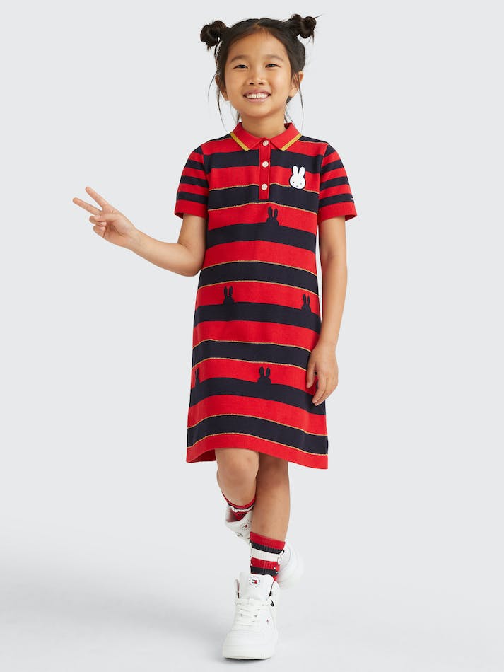 Tommy Hilfiger Girls 8-16 x Miffy Polo Jumper Kids\' Dress Red / Multicolor | YoRG7I06f0lT