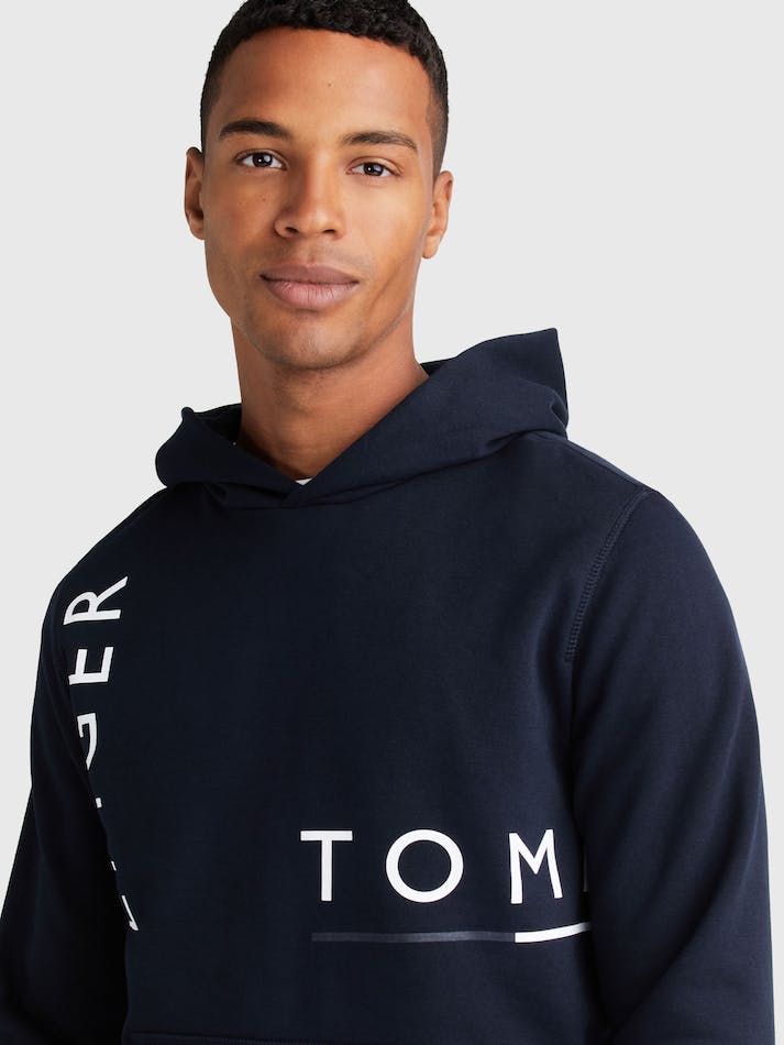 Tommy Hilfiger Graphic Men's Hoodie Blue | fw8Hwpzpr3EQ