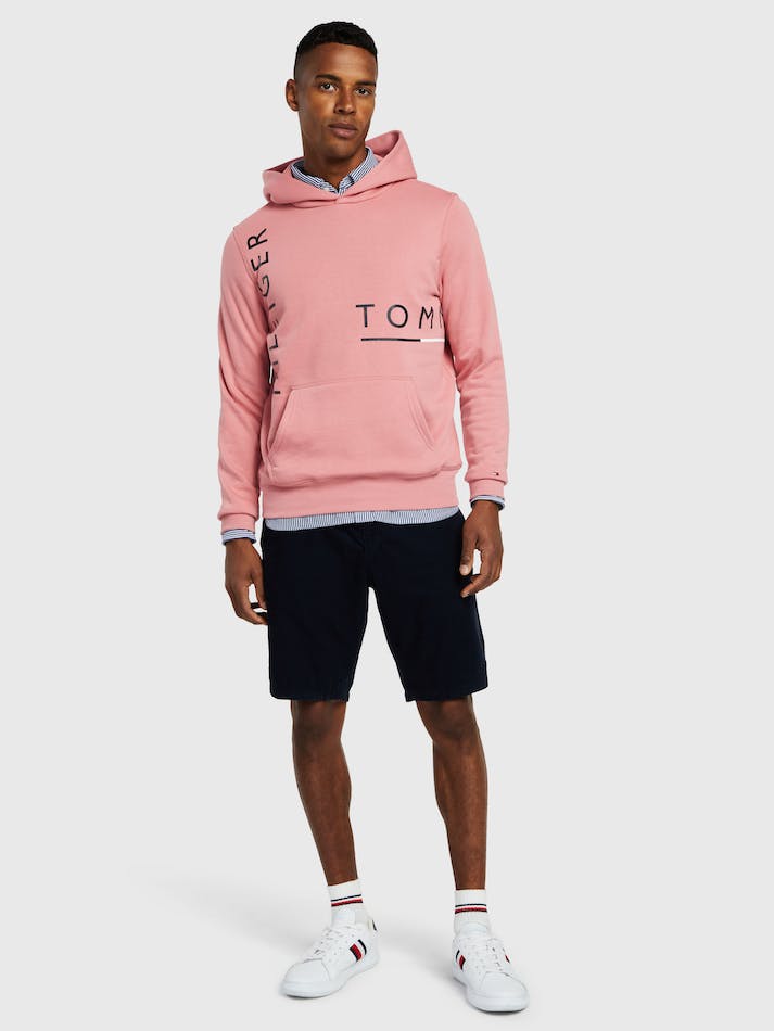 Tommy Hilfiger Graphic Men's Hoodie Pink | lGnIIiWvdWJi