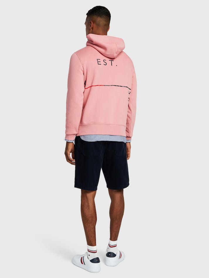 Tommy Hilfiger Graphic Men's Hoodie Pink | lGnIIiWvdWJi