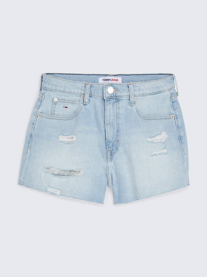 Tommy Jeans HOTPANTS Women's Shorts Blue Light | Li5ph3GtSMqs