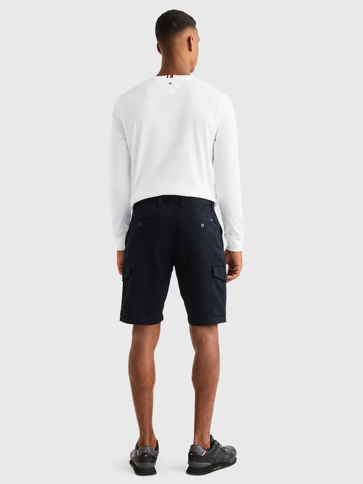 Tommy Hilfiger Harlem Cargo Men's Shorts Blue | rNylxZuBgT6Q