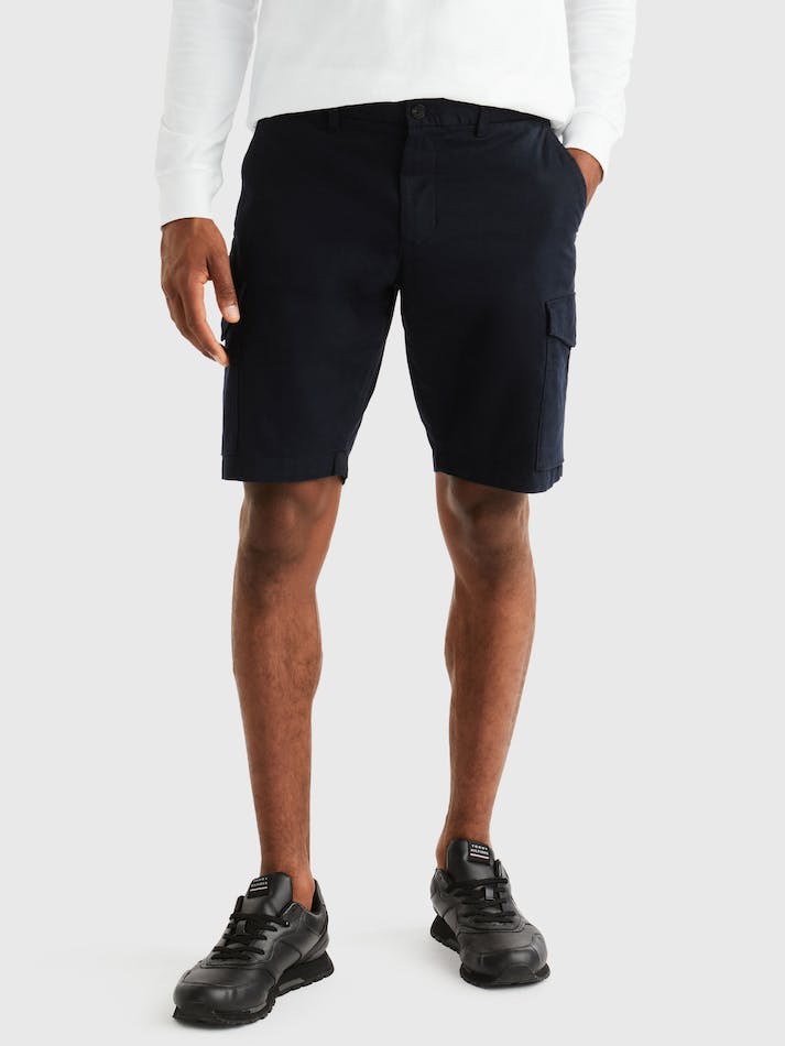 Tommy Hilfiger Harlem Cargo Men\'s Shorts Blue | rNylxZuBgT6Q