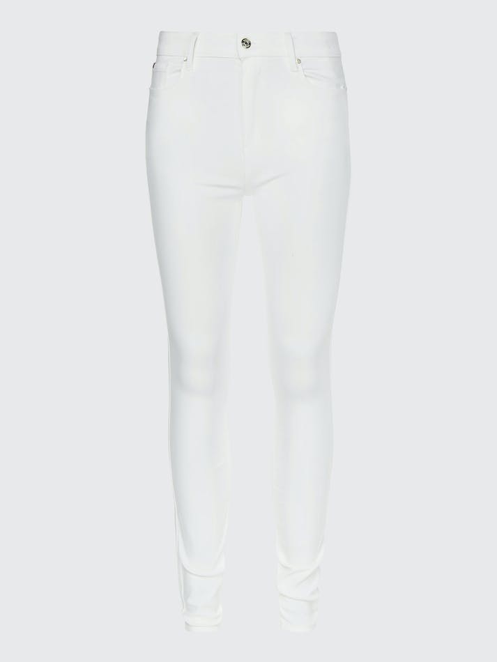 Tommy Hilfiger Harlem High Rise Super Skinny TH Flex White Women's Jeans White | NekB3fT0q2XM