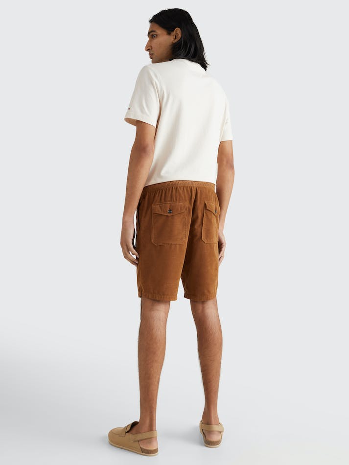 Tommy Hilfiger Harlem Relaxed Corduroy Men's Shorts Khaki | COKmCL0Ij4oO