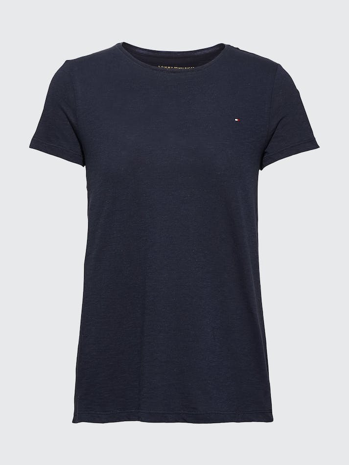 Tommy Hilfiger Heritage Crew Neck Women's T Shirts Midnight | lOYb1TgeVS35