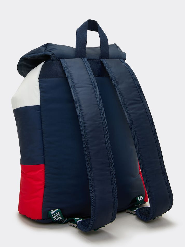 Tommy Hilfiger Heritage Logo Embroidered Flap Men's Bags Archive Colorblock | qwuDWDNYNgX7