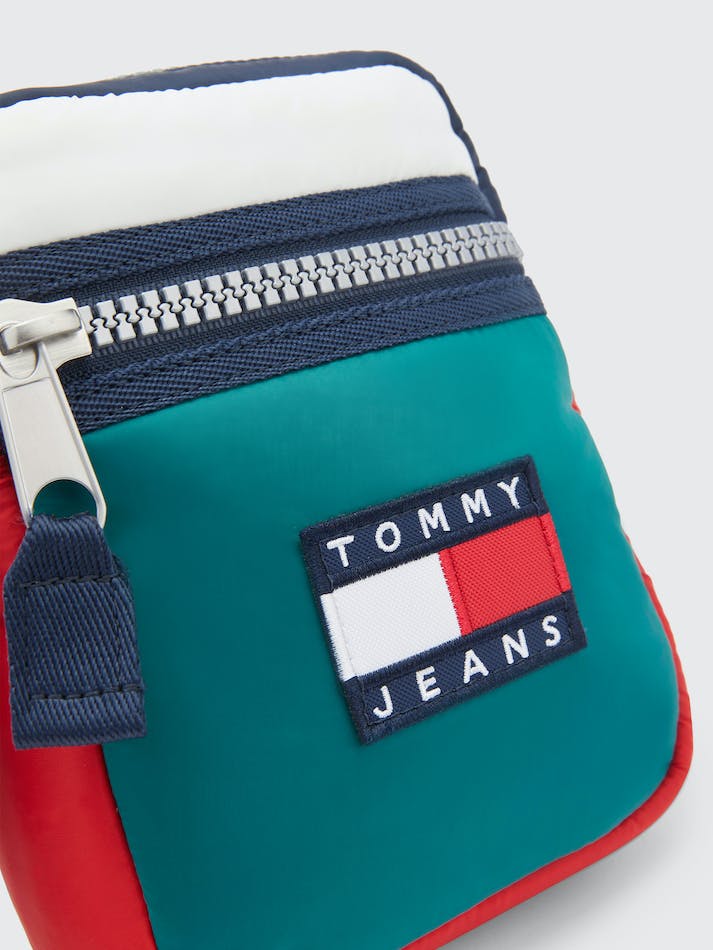 Tommy Hilfiger Heritage Logo Embroidered Reporter Men's Bags Archive Colorblock | Tu8rndchPy6v