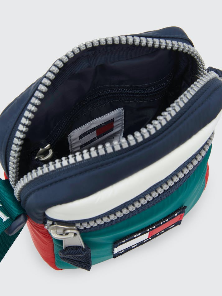 Tommy Hilfiger Heritage Logo Embroidered Reporter Men's Bags Archive Colorblock | Tu8rndchPy6v