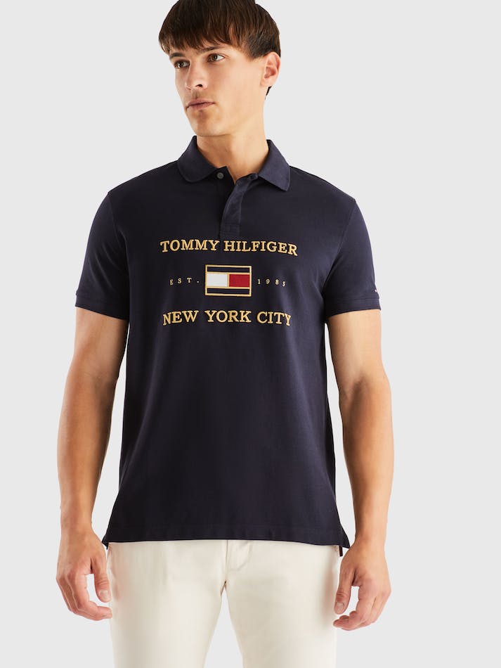 Tommy Hilfiger Icon Men\'s Polo Shirts Blue | ED8KblLBeCHq