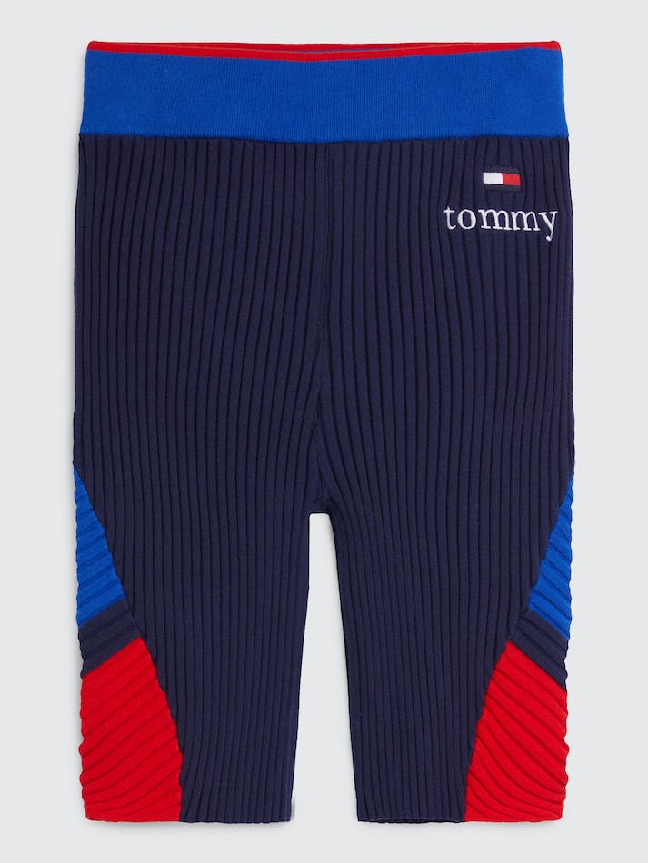 Tommy Jeans Knitted Cycling Women's Shorts Navy | mT2ViD8O5RAX