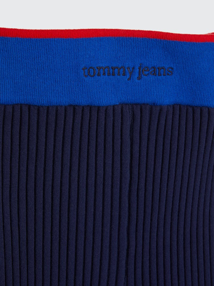 Tommy Jeans Knitted Cycling Women's Shorts Navy | mT2ViD8O5RAX