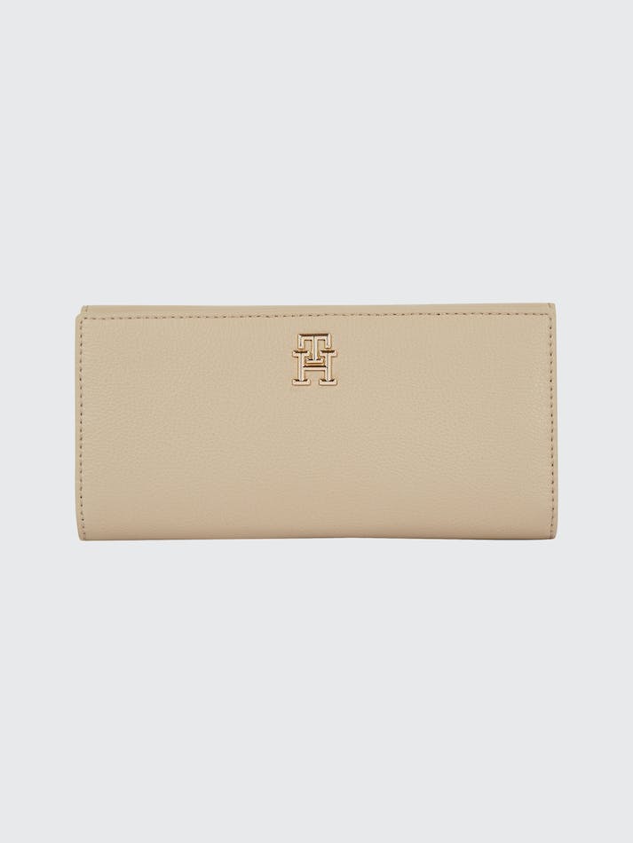 Tommy Hilfiger Large Monogram Women\'s Wallets Beige | ea6kZBvS8KKD