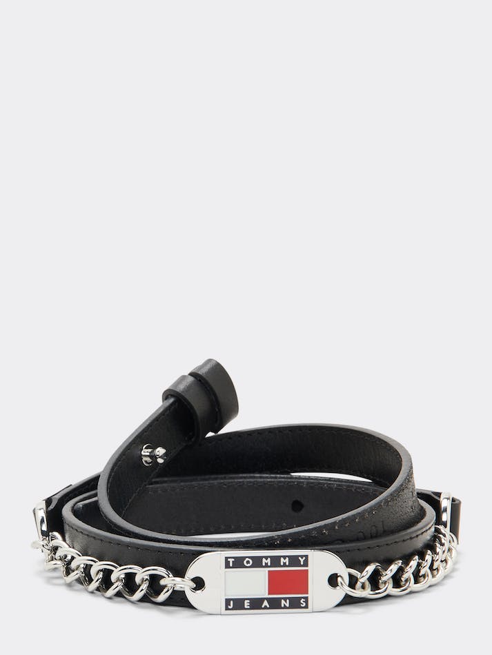 Tommy Hilfiger Logo Fashion Women\'s Belts Black | 43AVMj9PLDWv