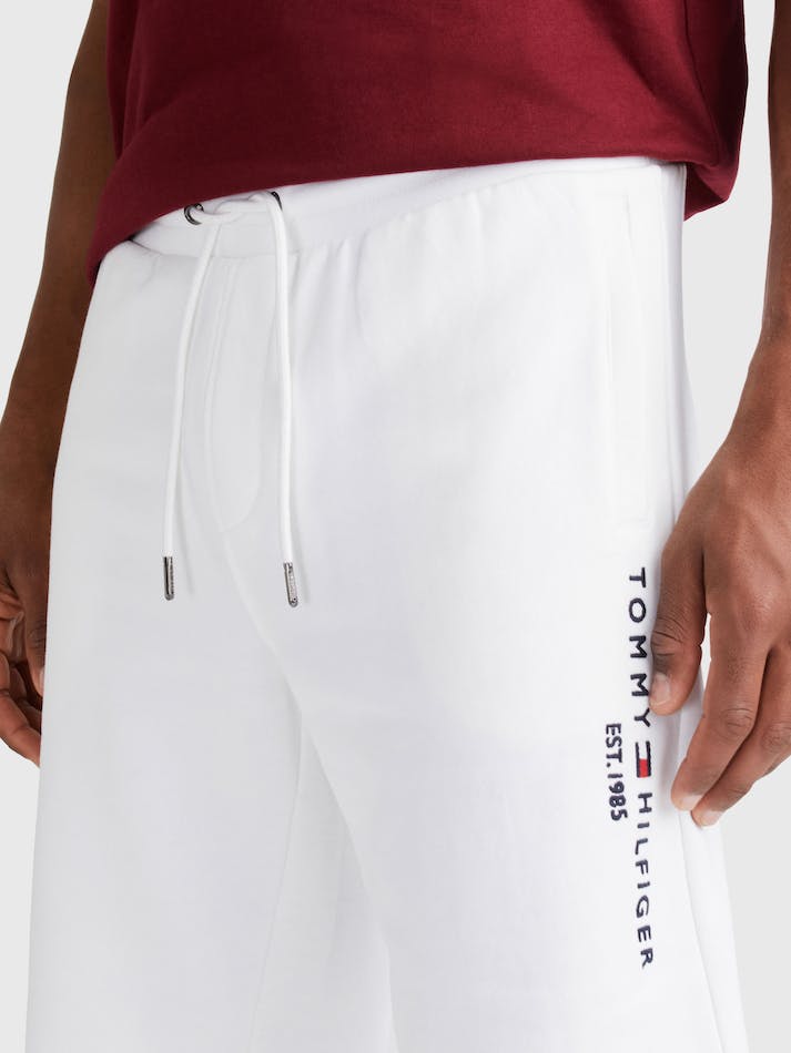 Tommy Hilfiger Logo Men's Shorts White | IpmlVJogL0wj