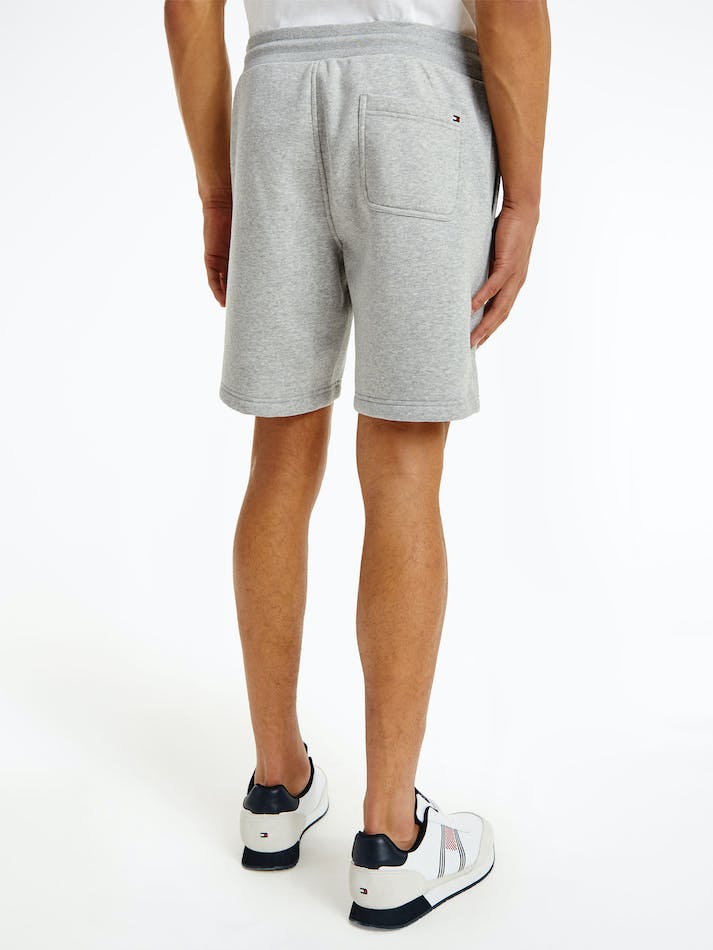 Tommy Hilfiger Logo Sweat Men's Shorts Light Grey | zW07zCvPisr9