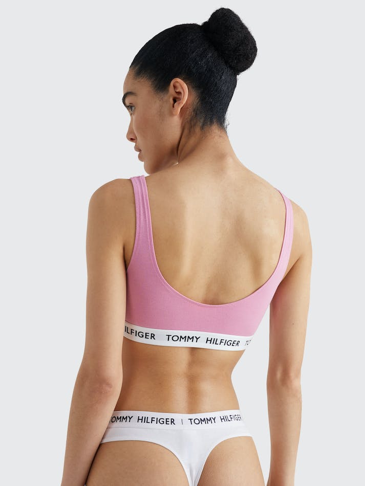 Tommy Hilfiger Logo Underband Organic Cotton Women's Lingerie Rose | k3lwFJeUwM6a