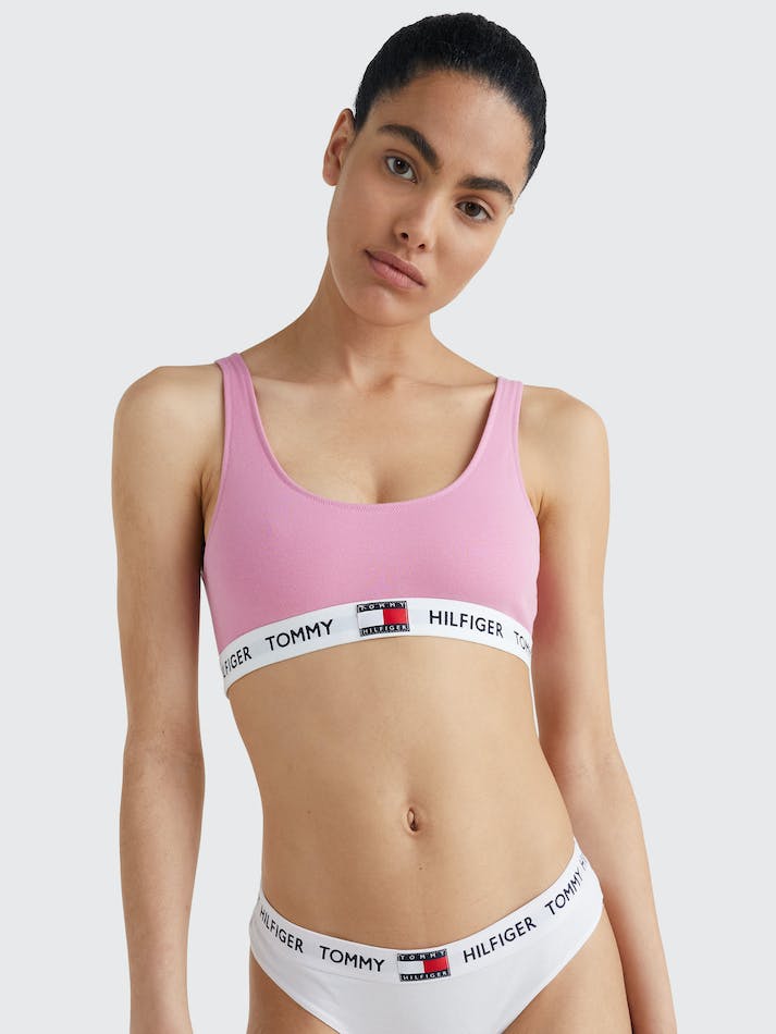 Tommy Hilfiger Logo Underband Organic Cotton Women\'s Lingerie Rose | k3lwFJeUwM6a