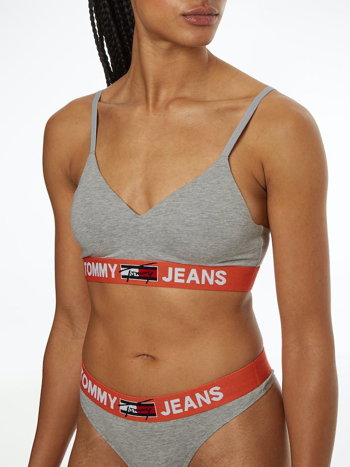 Tommy Hilfiger Logo Underband Padded Women's Lingerie Light Grey | UmtEtE9rlUY7