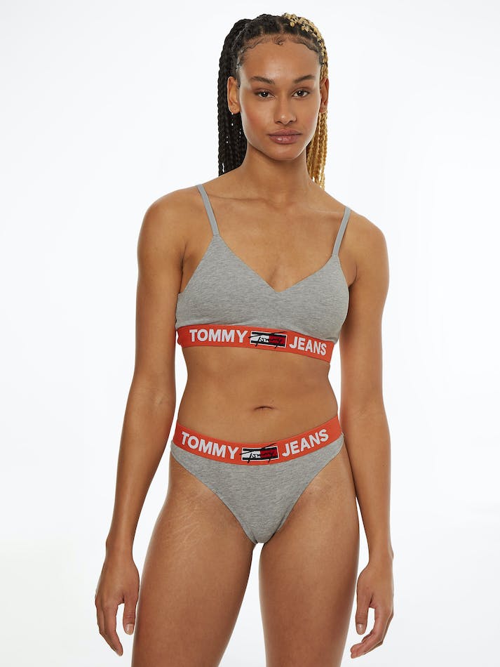 Tommy Hilfiger Logo Underband Padded Women\'s Lingerie Light Grey | UmtEtE9rlUY7