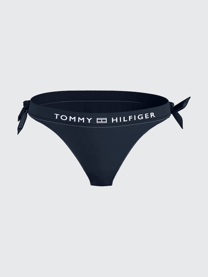 Tommy Hilfiger Logo Waistband Bikini Women's Swimwear Blue | x1SfCsrT37uD