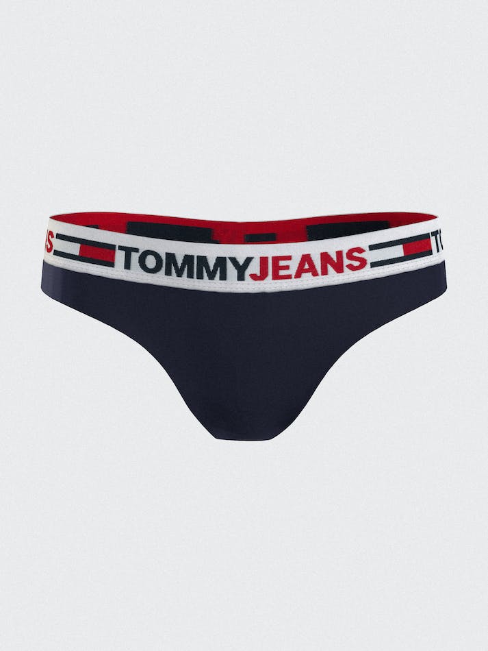 Tommy Hilfiger Logo Waistband Women's Underwear Blue | C7zipHi13K6C