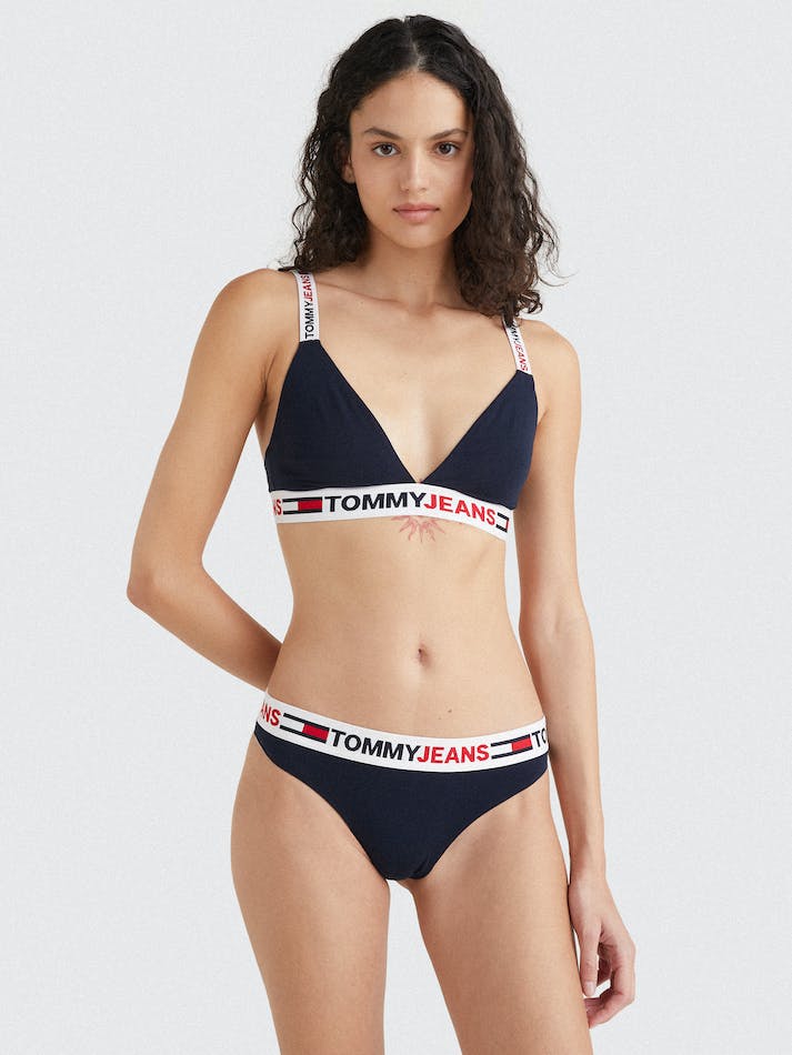 Tommy Hilfiger Logo Waistband Women\'s Underwear Blue | C7zipHi13K6C