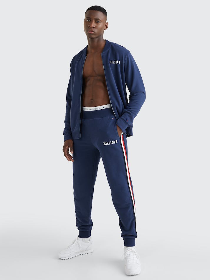 Tommy Hilfiger Lounge Tape Men's Jogger Twilight | QzEA4MFkgN3R