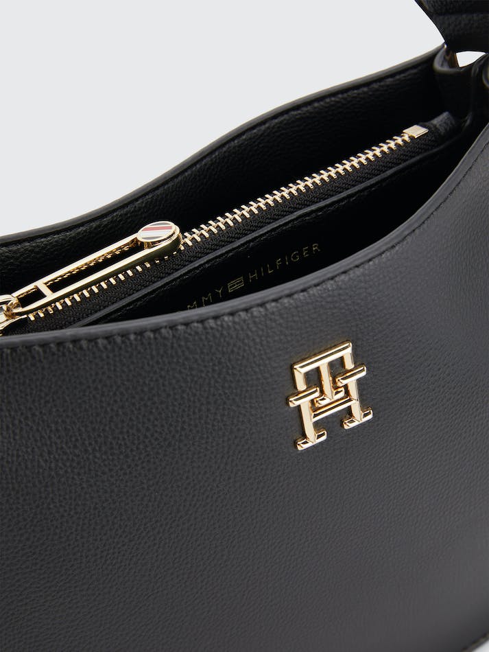 Tommy Hilfiger Medium Monogram Crossover Women's Bags Black | YABlE8vq3Bdo