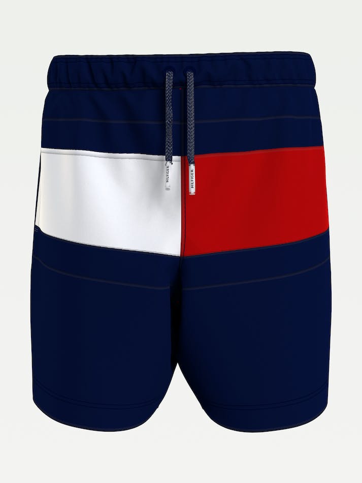 Tommy Hilfiger Mid Length Swim Kids\' Shorts Blue | fgi0esNmBcOJ