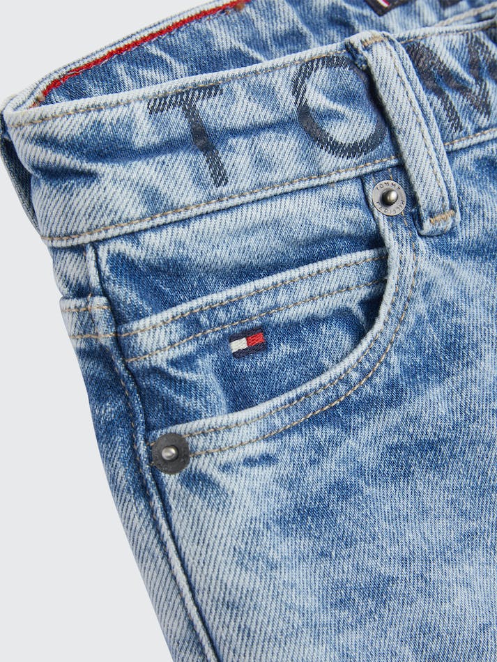 Tommy Hilfiger Modern Straight Faded Kids' Jeans Lightusedrecycled | dccLWZvAfysO