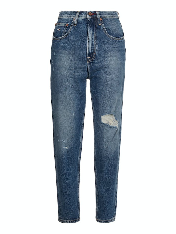 Tommy Jeans Mom Ultra High Rise Tapered Women's Jeans Blue | yaodeuU1RjbG