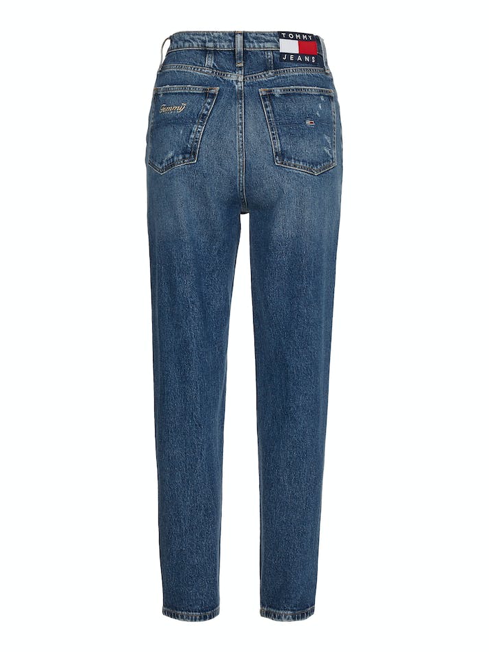 Tommy Jeans Mom Ultra High Rise Tapered Women's Jeans Blue | yaodeuU1RjbG