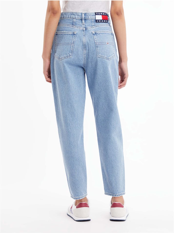 Tommy Jeans Mom Women's Jeans Blue Light | sYfCg2z4PeDr