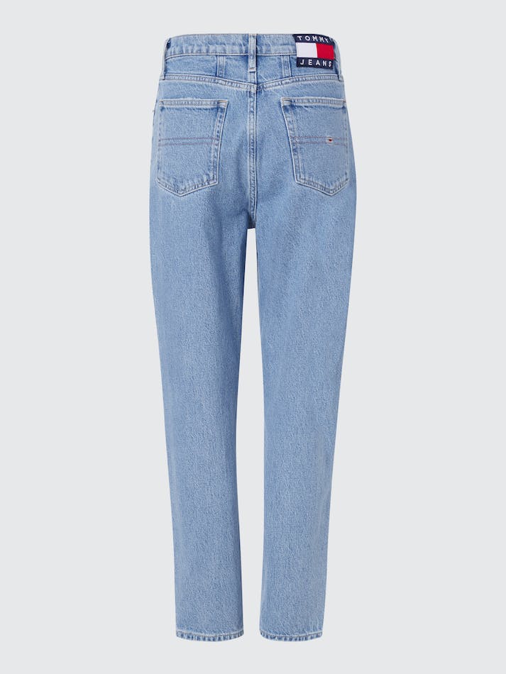 Tommy Jeans Mom Women's Jeans Blue Light | sYfCg2z4PeDr