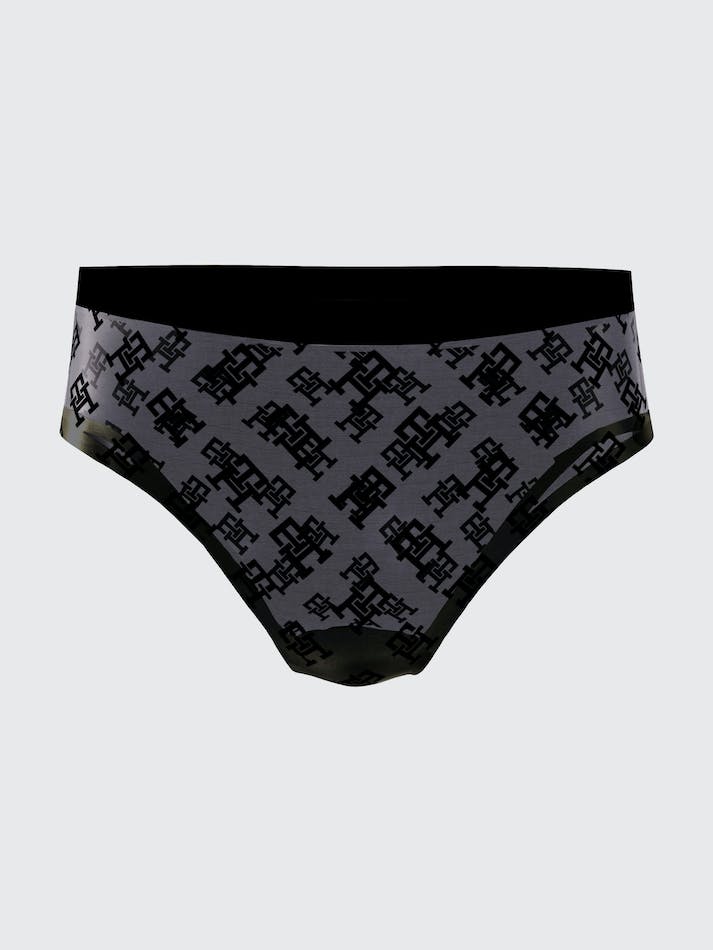 Tommy Hilfiger Monogram Mesh High Rise Women's Lingerie Black | FyXdO4XryzJB