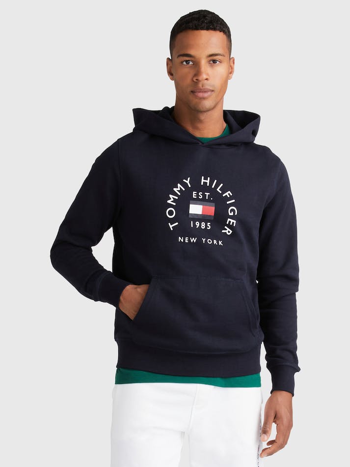 Tommy Hilfiger New York Men\'s Hoodie Blue | usOkk6j3woPB