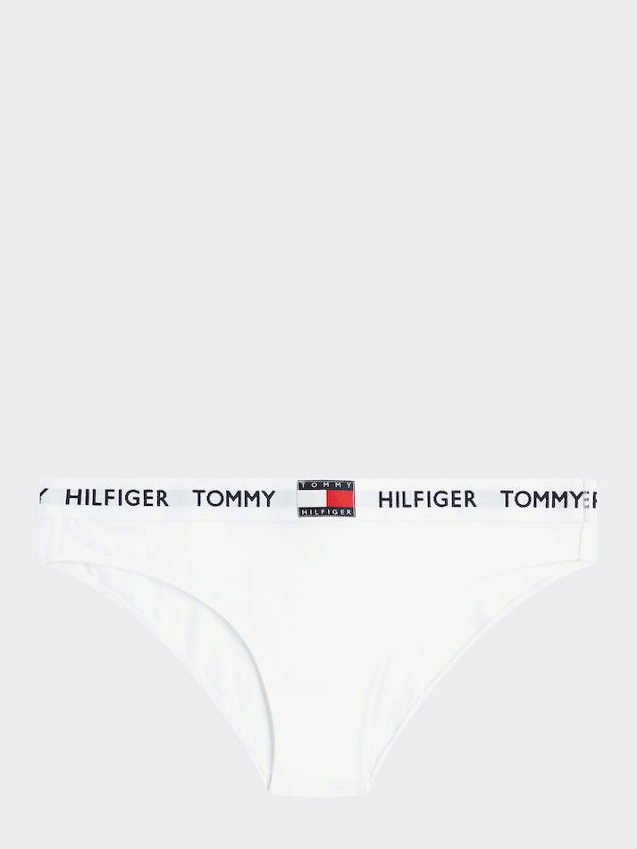 Tommy Hilfiger Organic Cotton Blend Waistband Women's Lingerie White | qpv1zkisj7qL