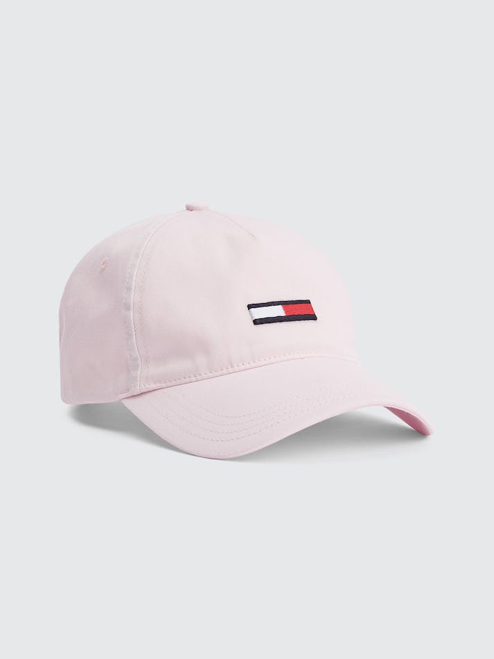 Tommy Hilfiger Organic Cotton Flag Embroidery Women\'s Hats Coral | VMiPQLfYrncS