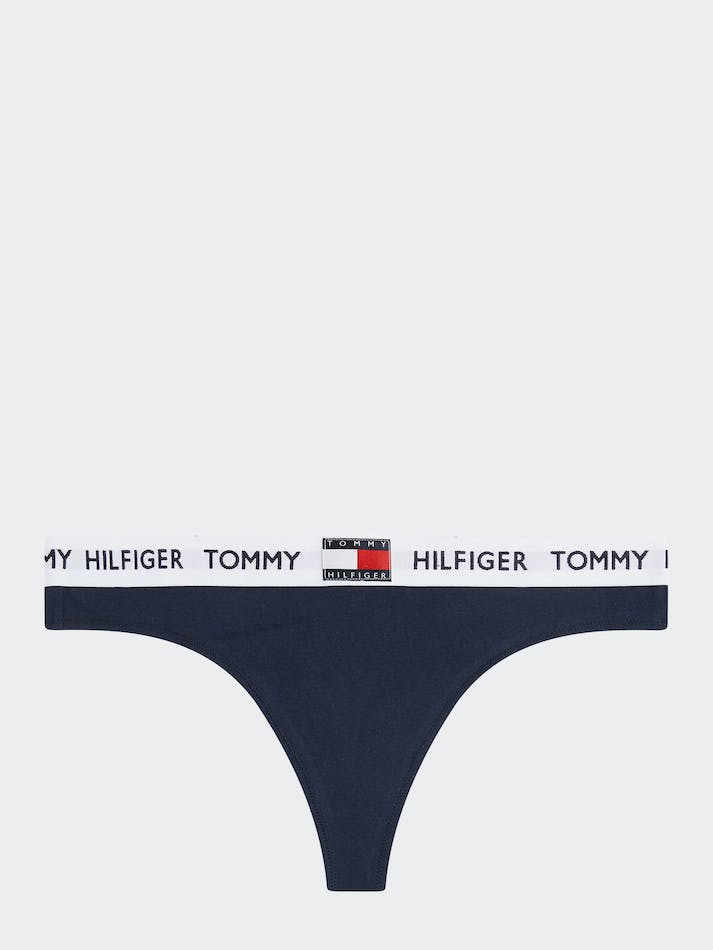 Tommy Hilfiger Organic Cotton Logo Women's Lingerie Navy | N9hfIZLK5WwP