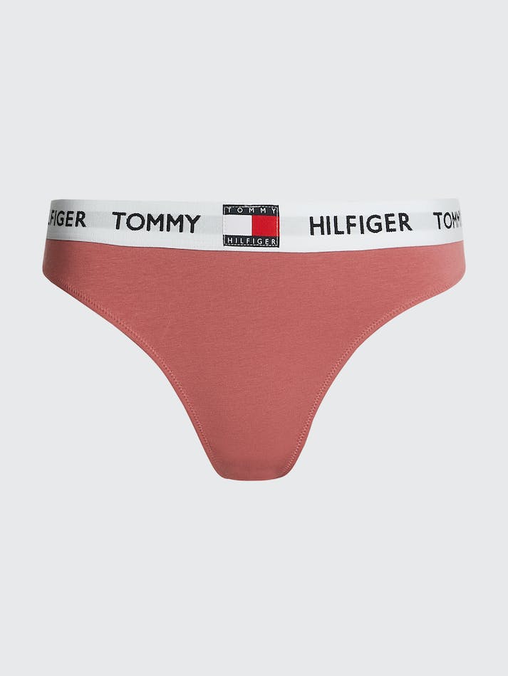 Tommy Hilfiger Organic Cotton Logo Women\'s Lingerie Pink | cJ1fdbku09Vo