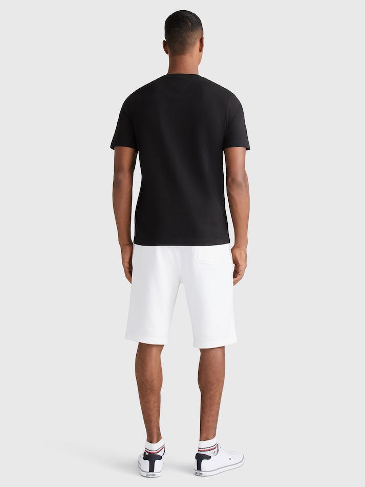 Tommy Hilfiger Outline Men's T Shirts Black | hUHPfZQmS54C