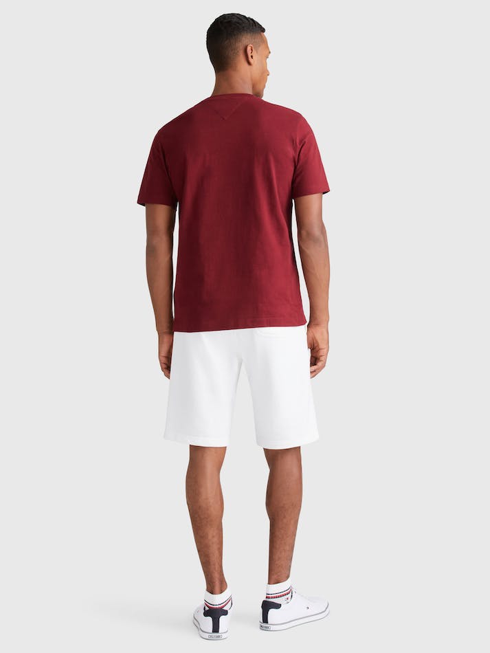 Tommy Hilfiger Outline Men's T Shirts Dark Red | lQt9k0C15xJg