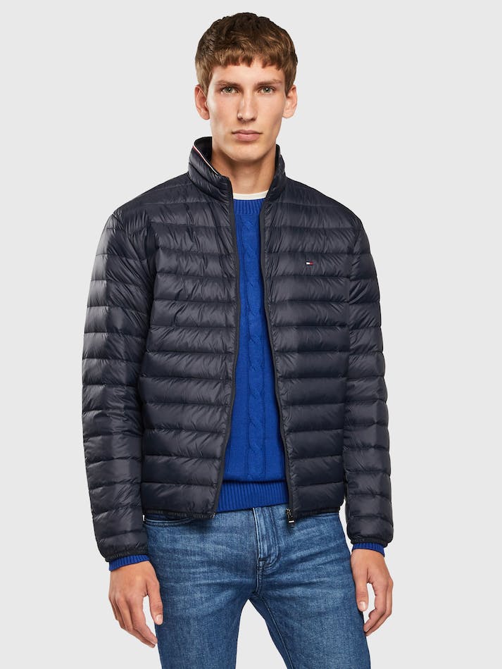 Tommy Hilfiger Packable Down Men\'s Jackets Blue | bHBOSy8bu5By