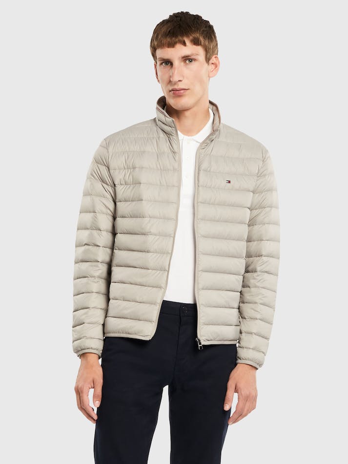 Tommy Hilfiger Packable Down Men\'s Jackets Grey | SZnTZeZ1tpZ4