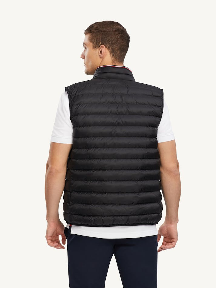 Tommy Hilfiger Packable Quilted Men's Vest Black | RtpUCVJEV1TE