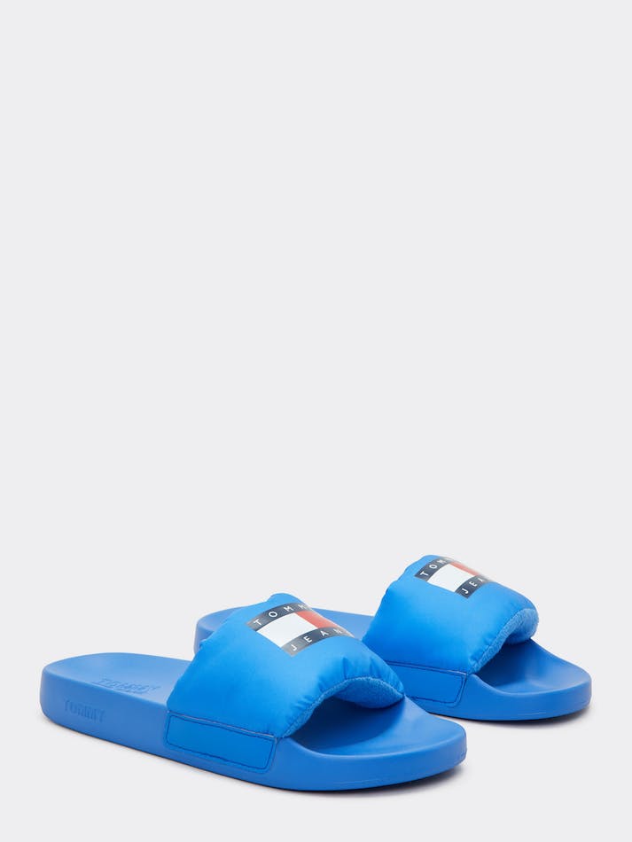 Tommy Hilfiger Padded Pool Men\'s Slides Blue | 3Dt1ACi3RoQq