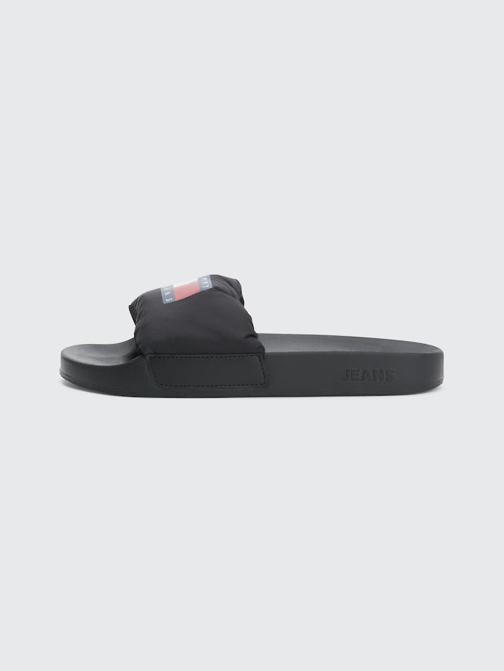 Tommy Hilfiger Padded Strap Pool Women's Slides Black | xzJqNZwFtKNR